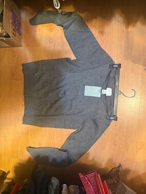 H&M Black Button-Front Cardigan
